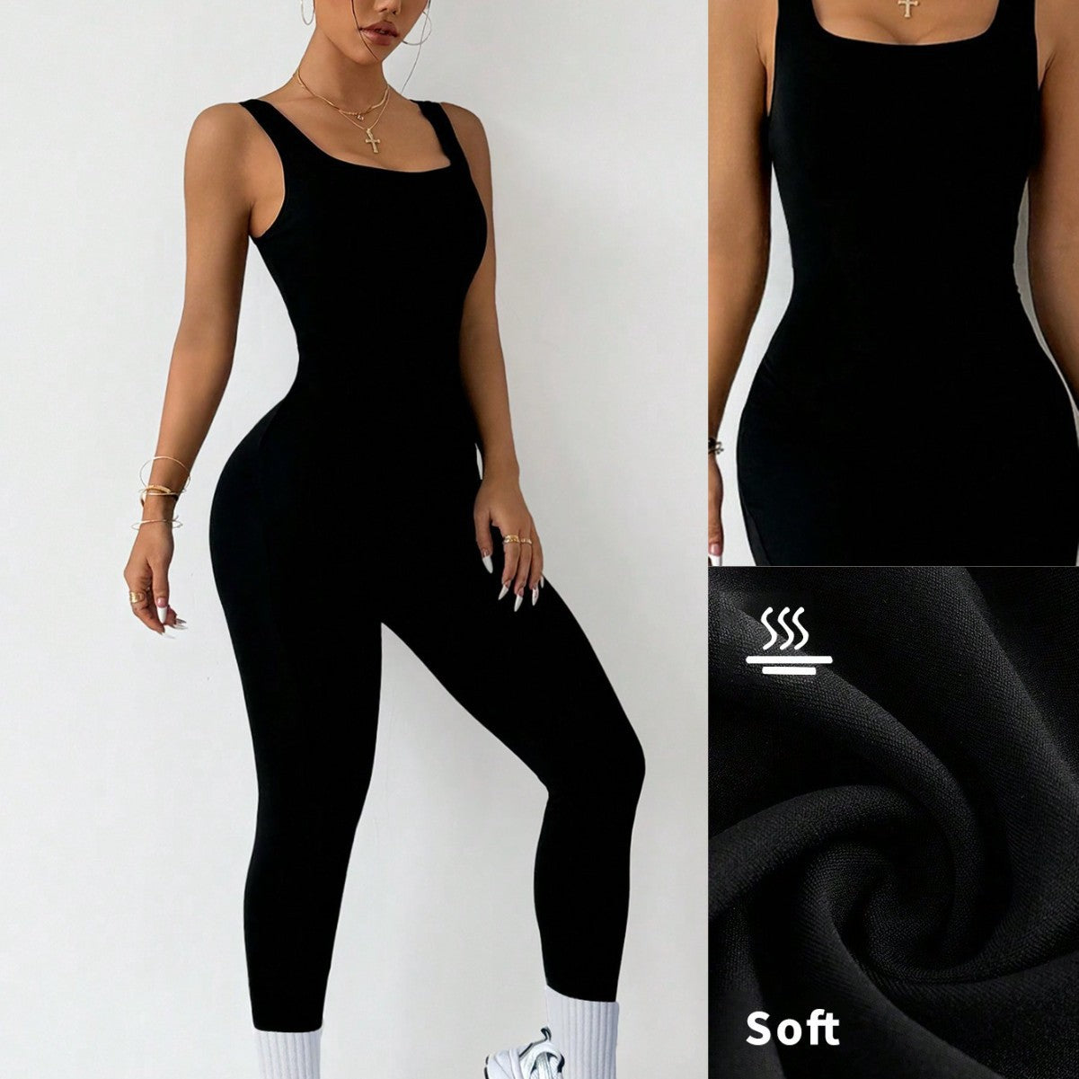 Women Yoga Jumpsuit High Elastic Gym Fitness Wear