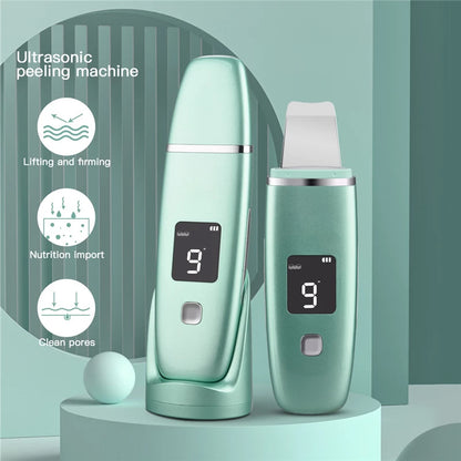 Ultrasonic Skin Scrubber Deep Pore Facial Cleaner
