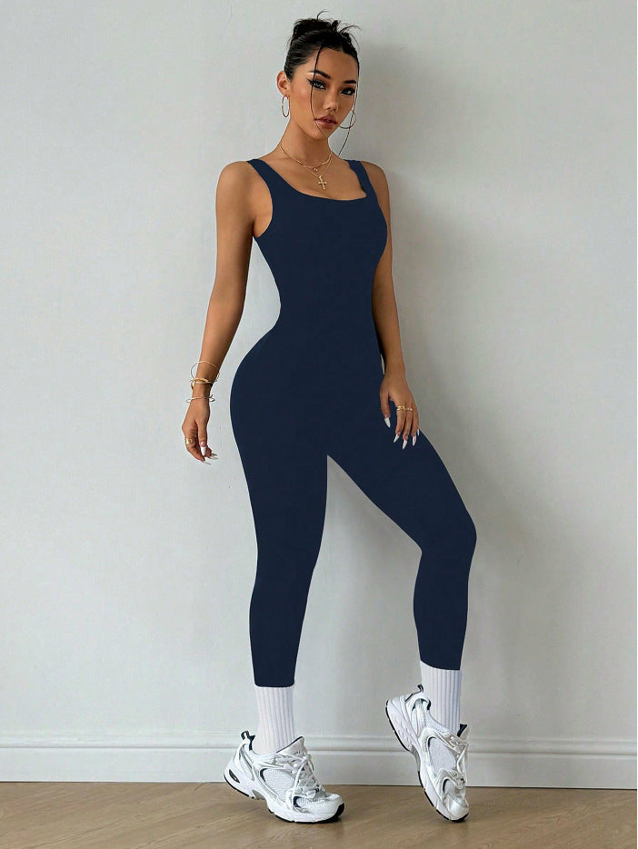 Women Yoga Jumpsuit High Elastic Gym Fitness Wear