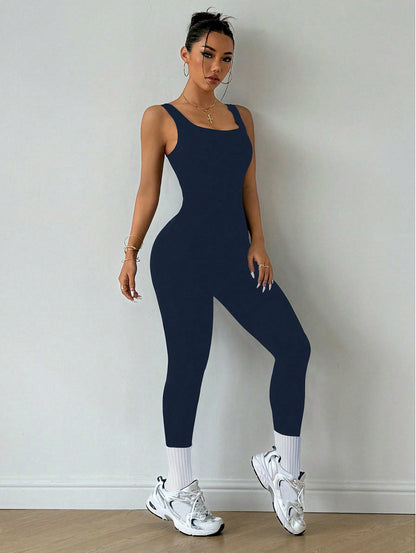 Women Yoga Jumpsuit High Elastic Gym Fitness Wear
